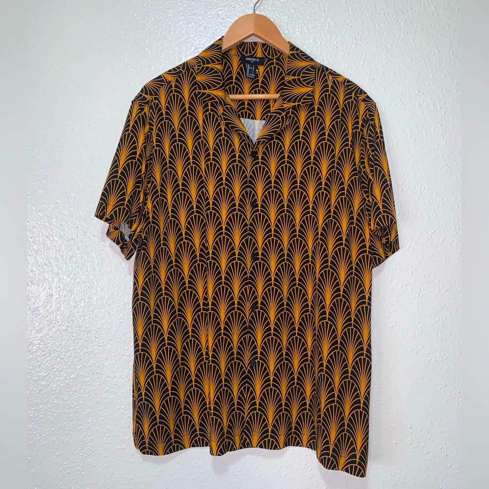 men’s camp collar shirt